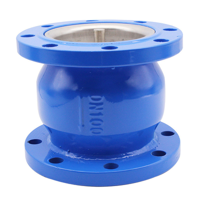 Ductile Nodular Cast Iron Check Valve DN50 Swing Wafer Rubber Disc Check Valve