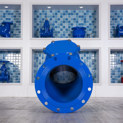 PN16 Ductile Cast Iron Y Filter Groove Clamp Connection Stainless Steel Fine Mesh